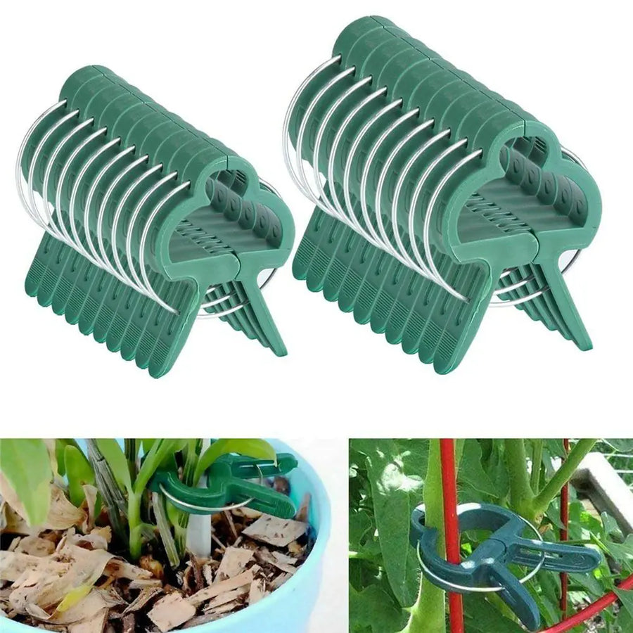 Reusable Plant Support Clips — 20 Pack